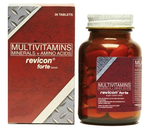revicon forte benefits|REVICON FORTE Multivitamins / Minerals / Amino .